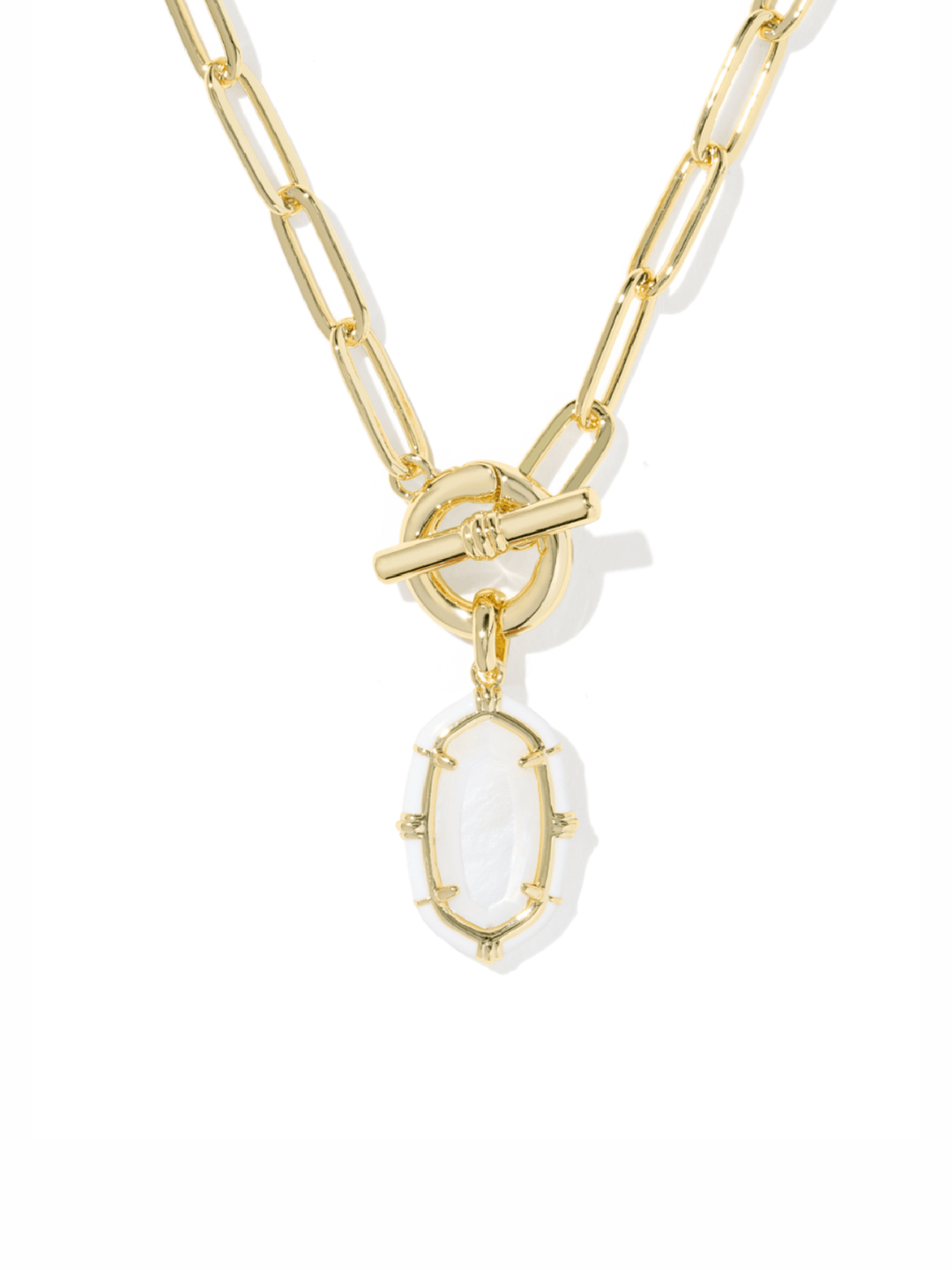 Kendra Scott Elisa Enamel Chain Link Necklace