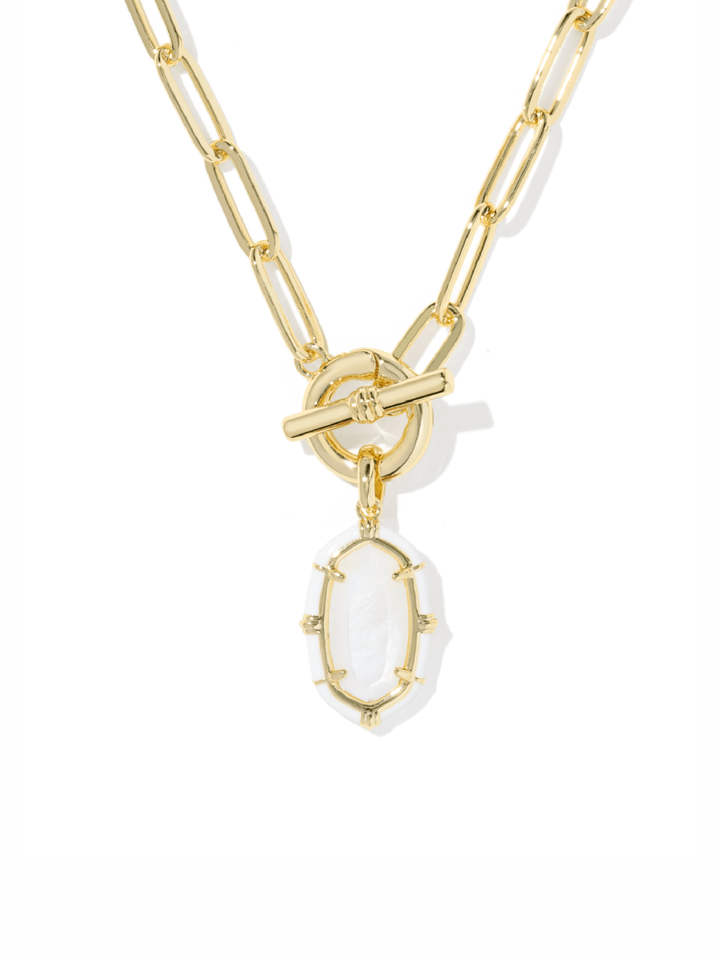 Kendra Scott Elisa Enamel Chain Link Necklace