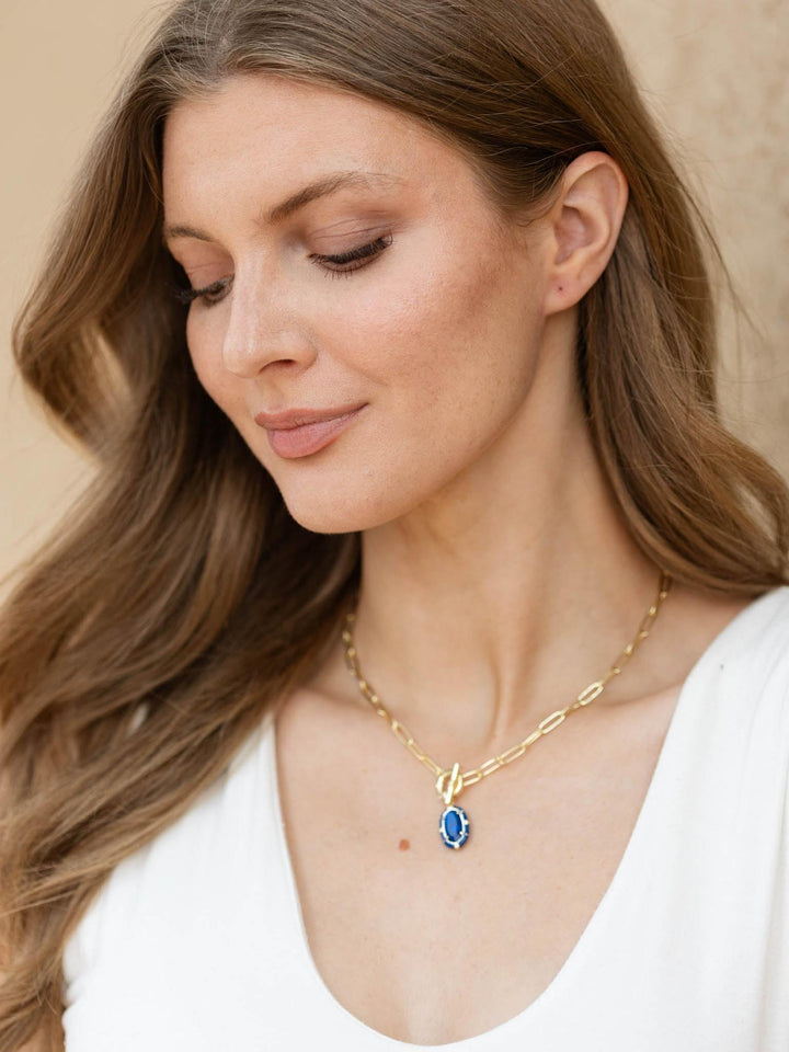 Kendra Scott Elisa Enamel Chain Link Necklace