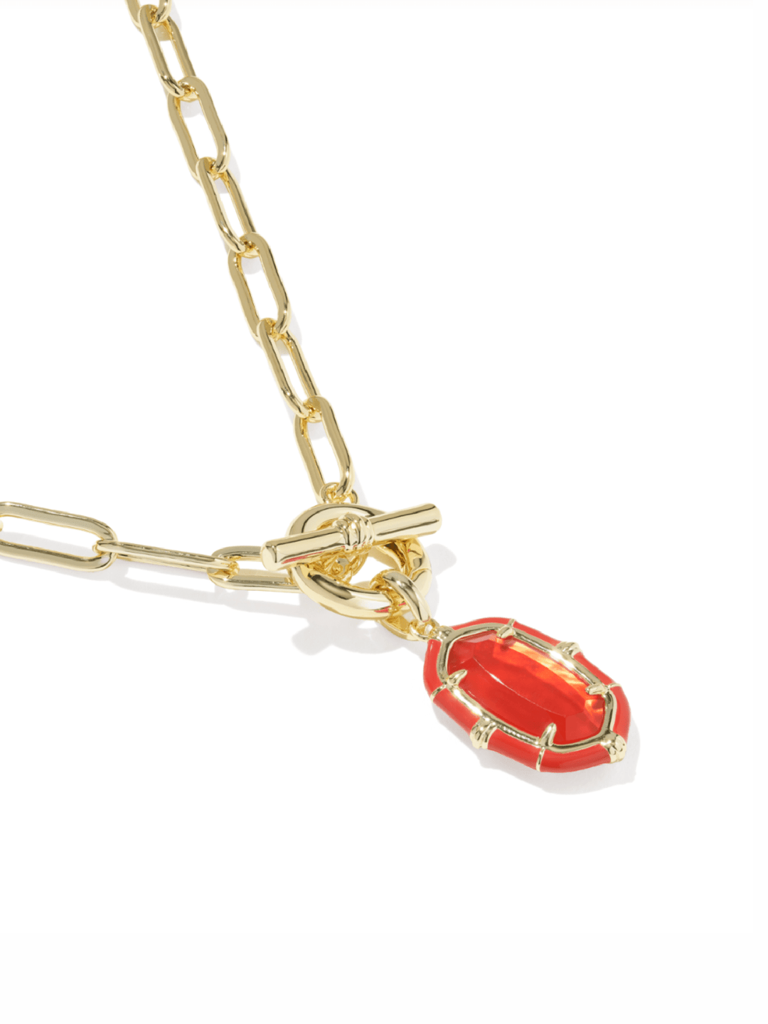 Kendra Scott Elisa Enamel Chain Link Necklace