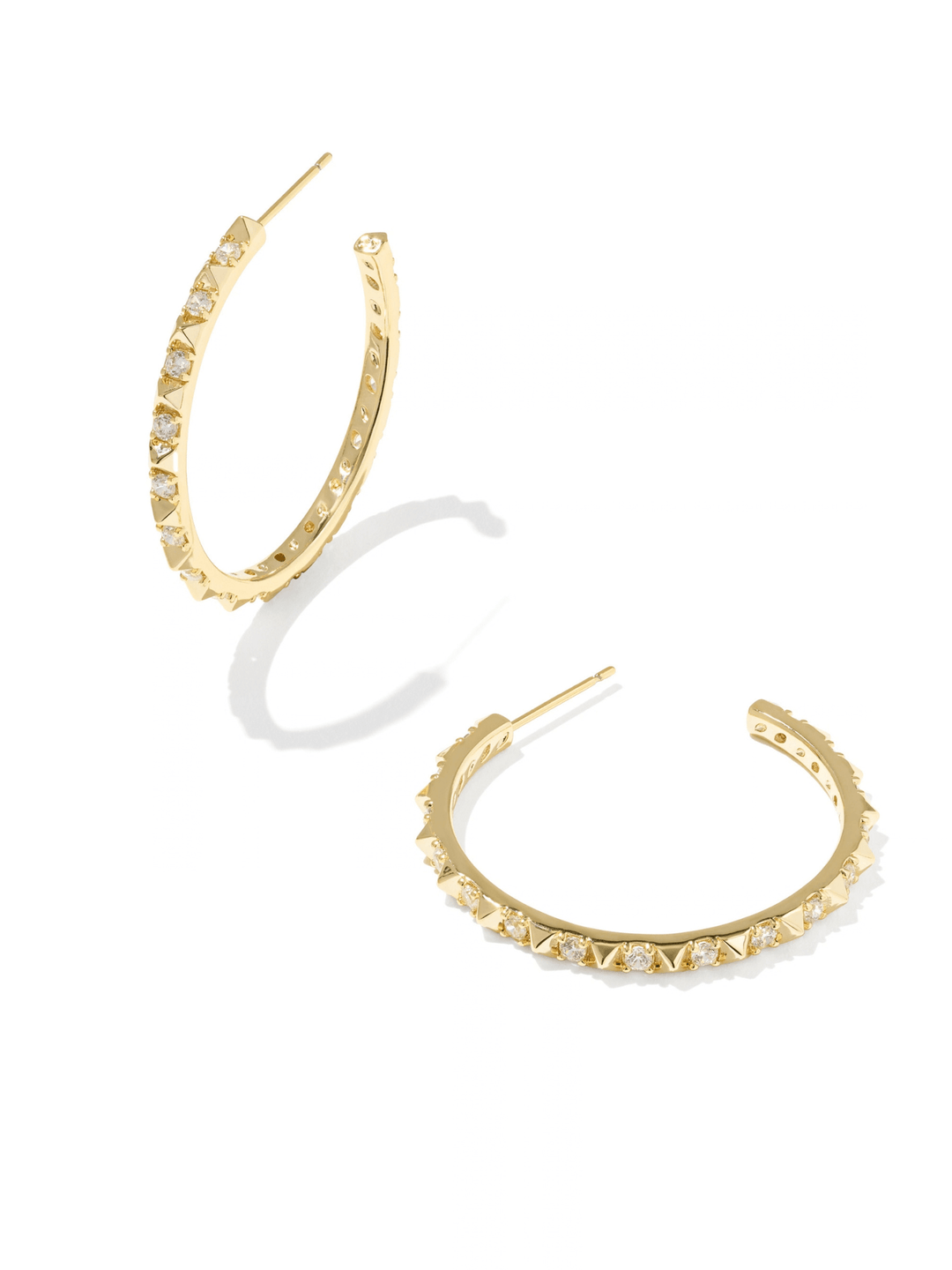 gold earrings