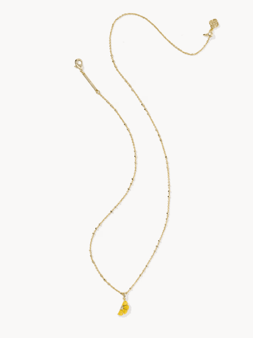 Kendra Scott Lemon Short Pendant Necklace