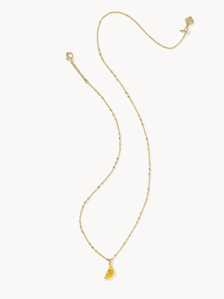 Kendra Scott Lemon Short Pendant Necklace