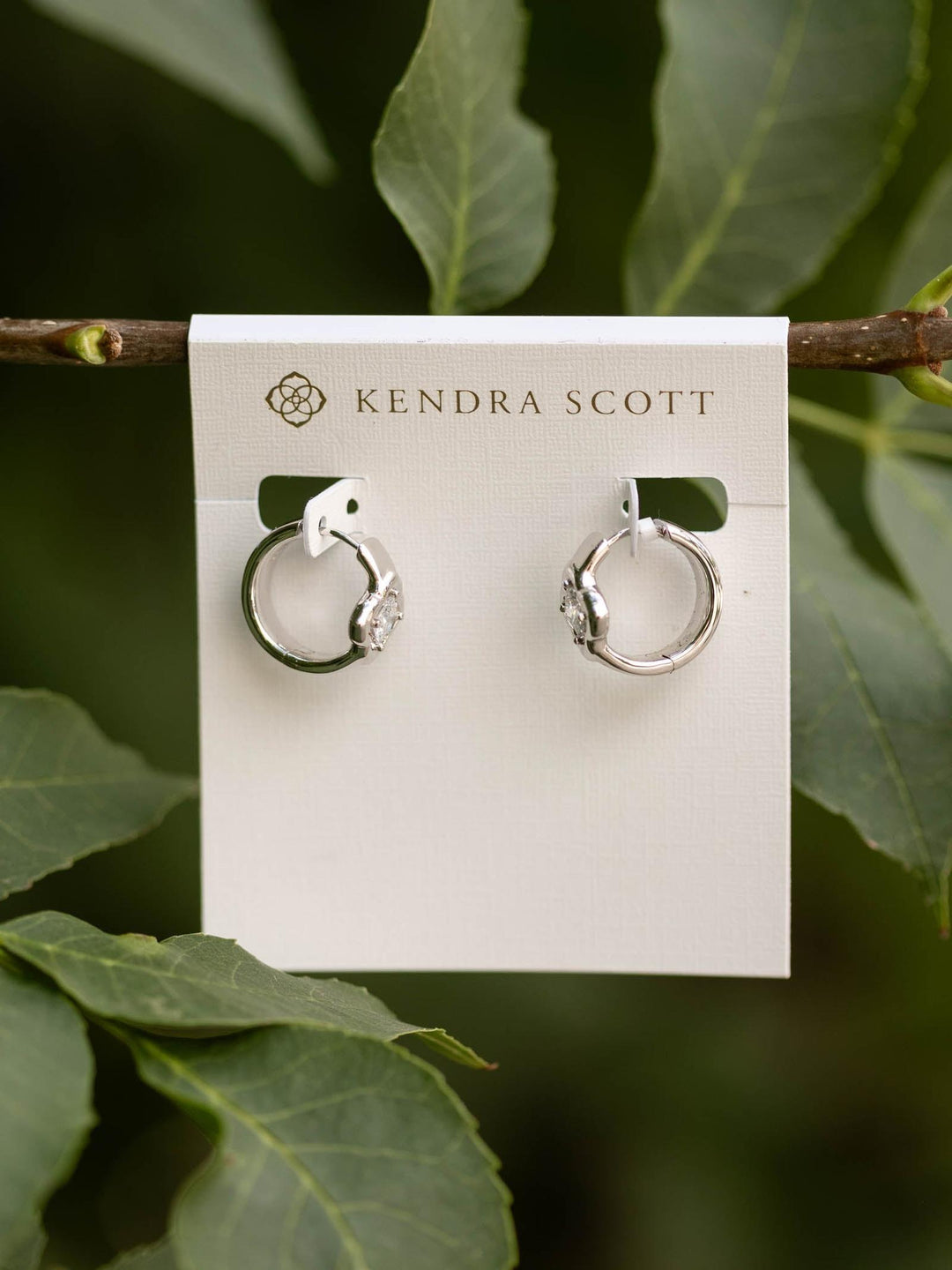 Kendra Scott Mallory Crystal Huggies