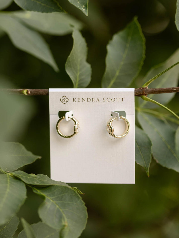Kendra Scott Mallory Crystal Huggies