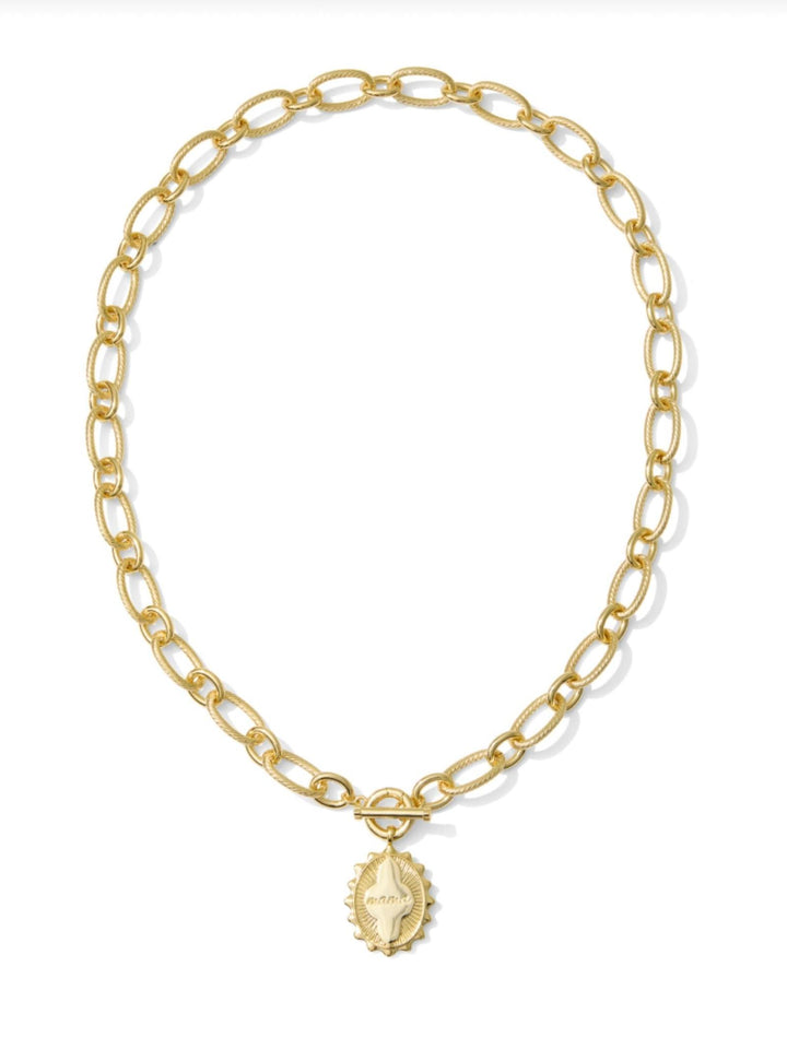 gold mama necklace