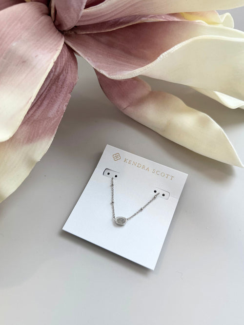 silver mini elisa necklace