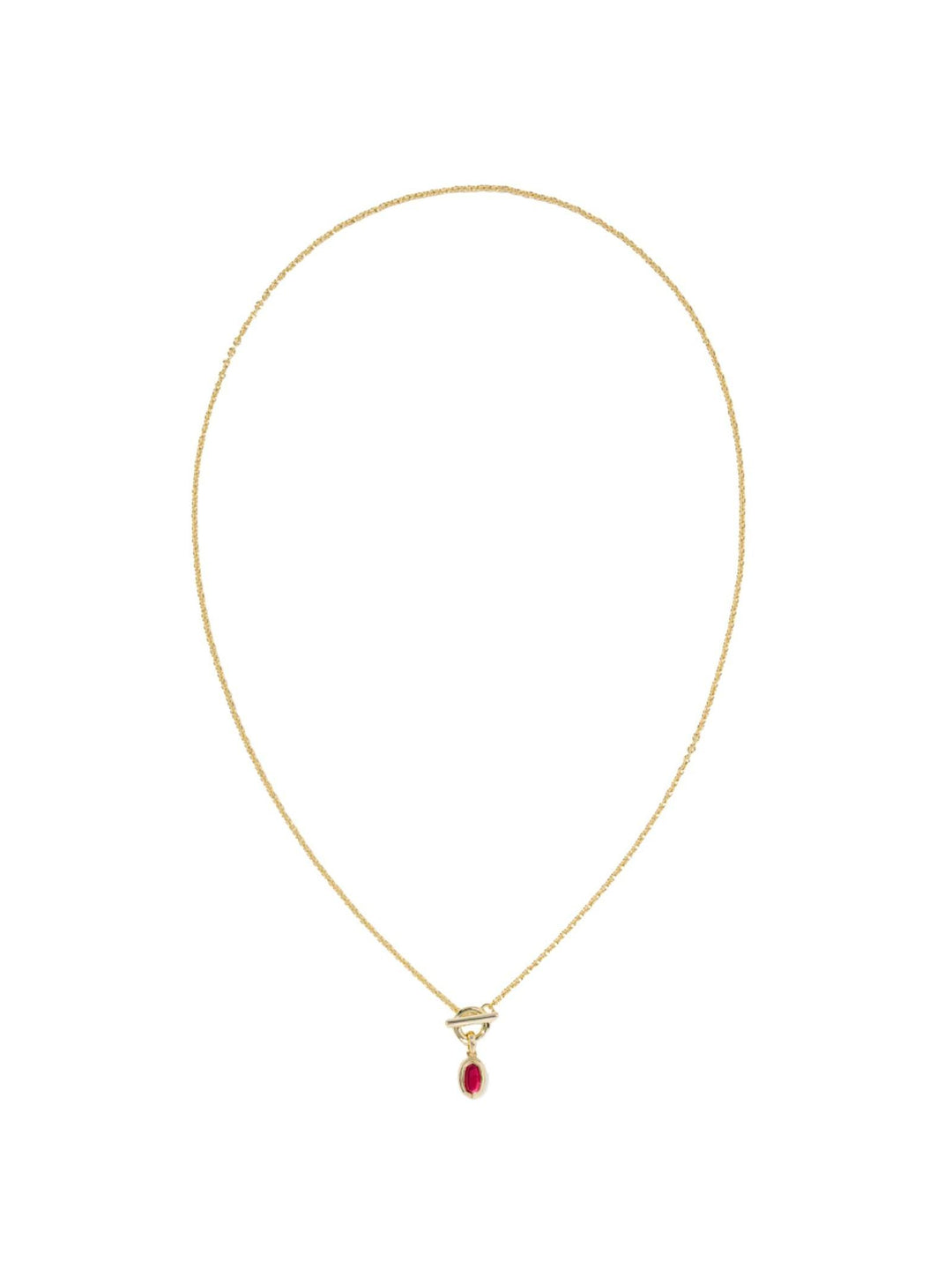 red and gold necklace