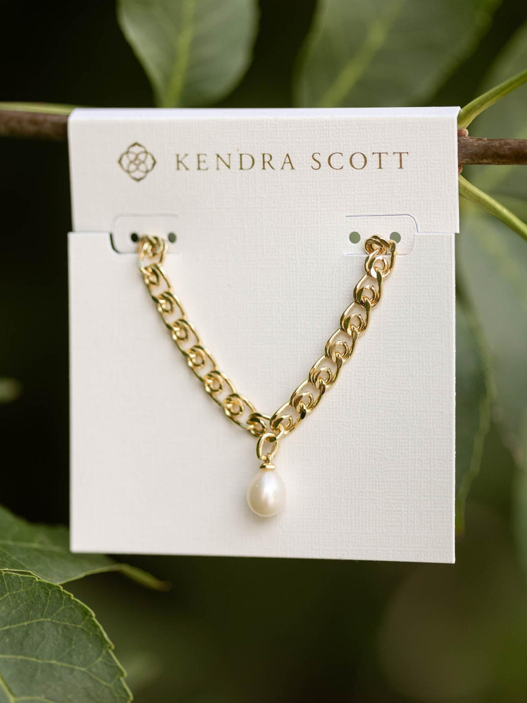 Kendra Scott Oakland Pearl Chain Necklace