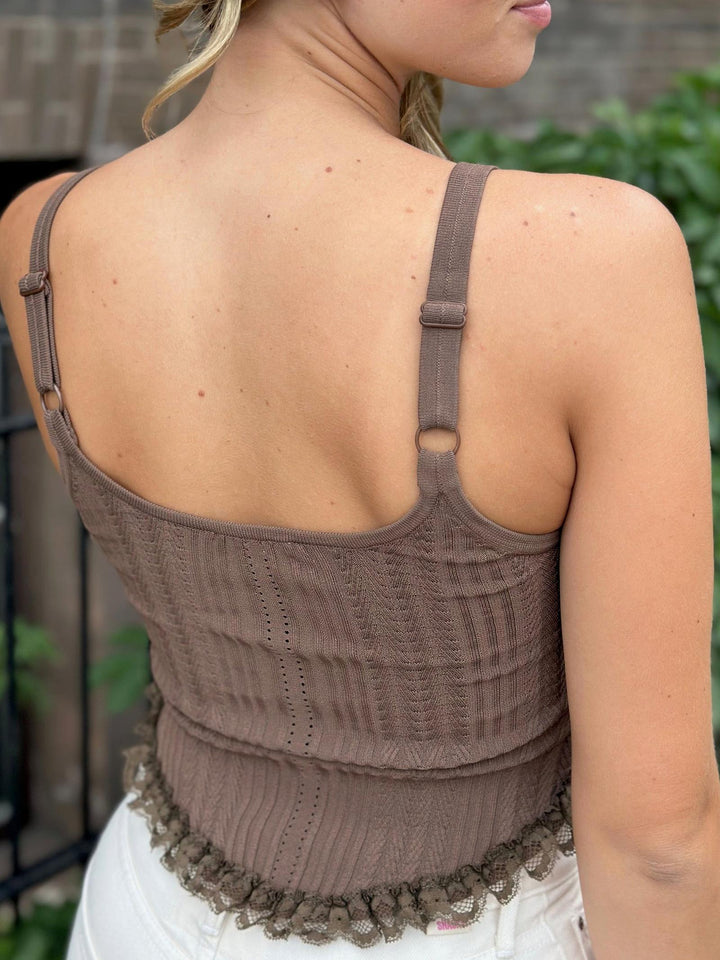 Knit Corset Top