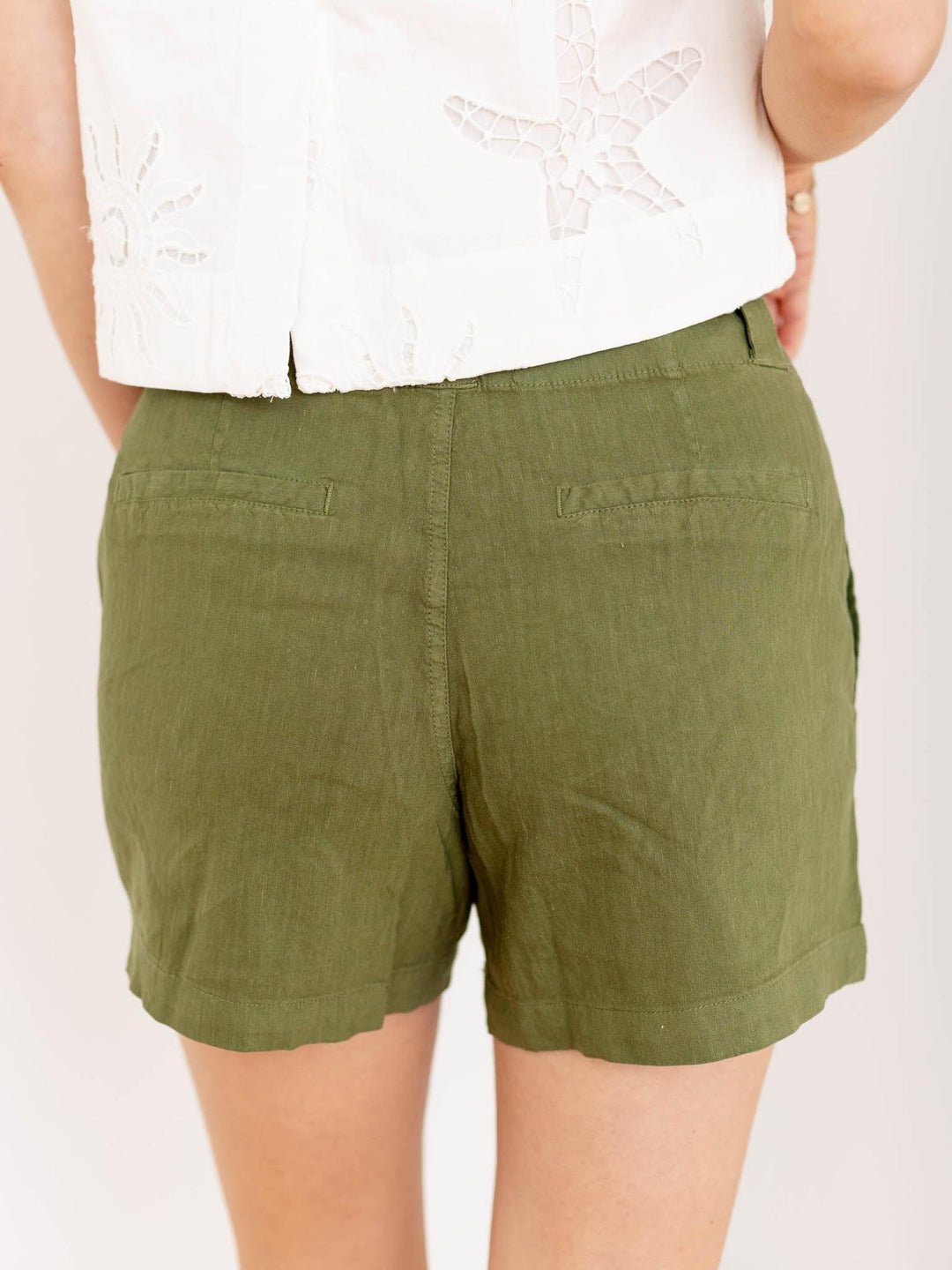 KUT Dill Katie High Rise Drawstring Shorts