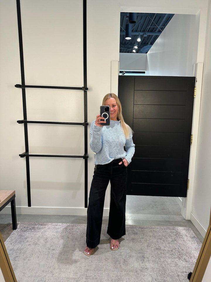KUT Glittering Meg Double Front Wide Hem