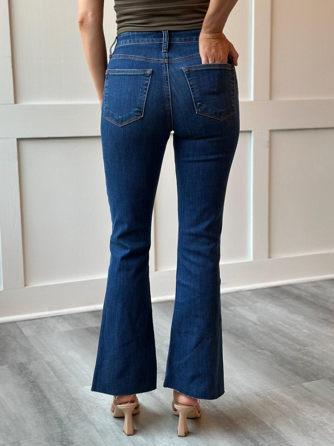 KUT Royalty Stella High Rise Fab Ab Flare