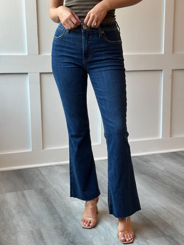 KUT Royalty Stella High Rise Fab Ab Flare