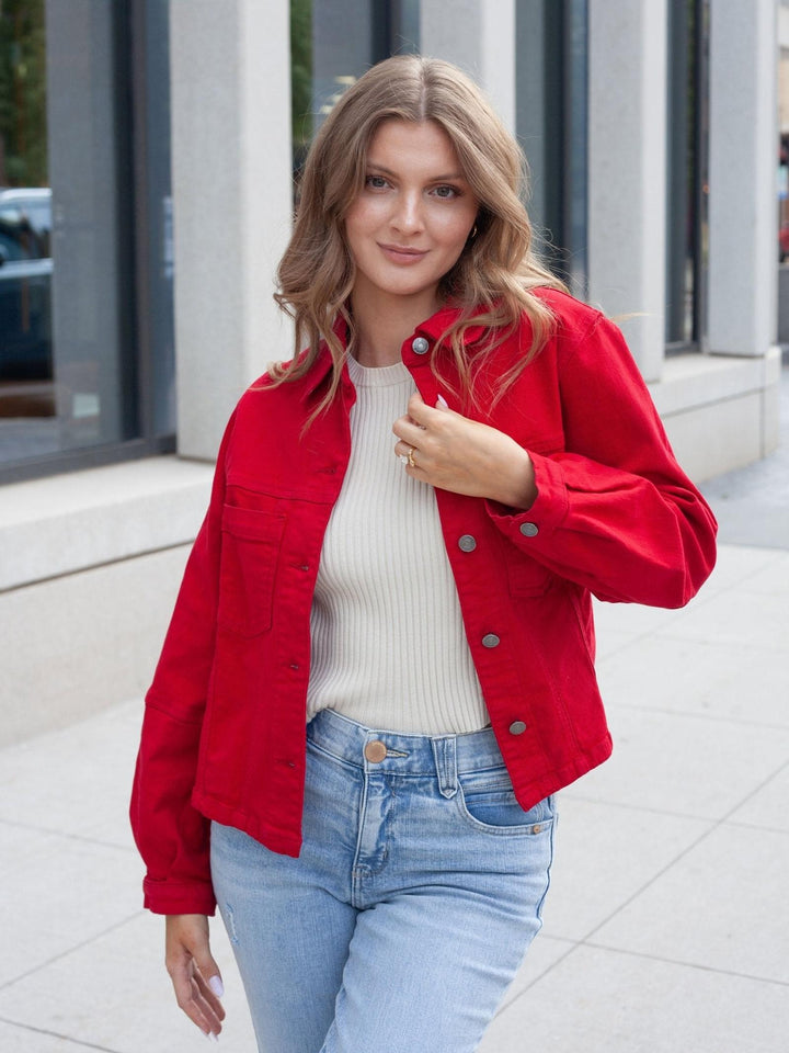 KUT Ruby Bailey Button Front Jacket