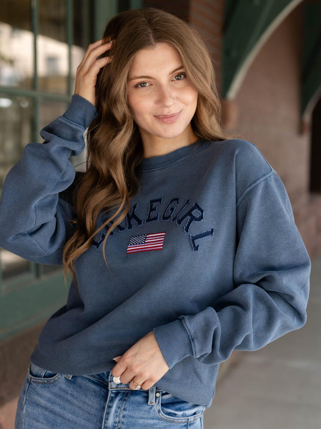 lakegirl crew neck sweatshirt