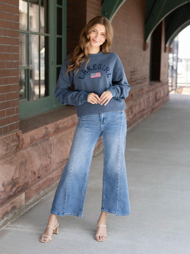 lakegirl crew neck sweatshirt