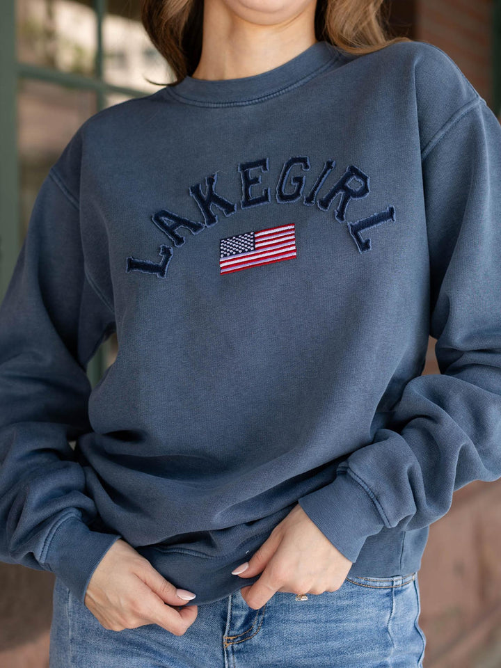 lakegirl crew neck sweatshirt