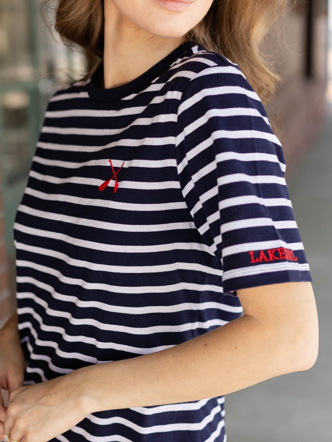 stripe t-shirt dress