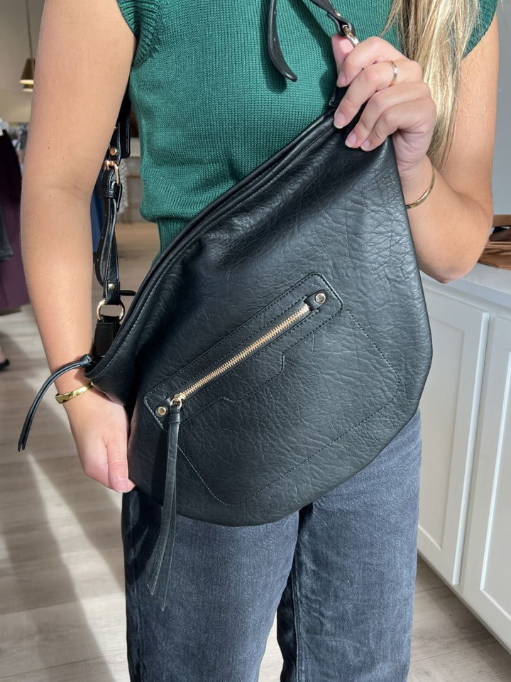 camel slouchy handbag