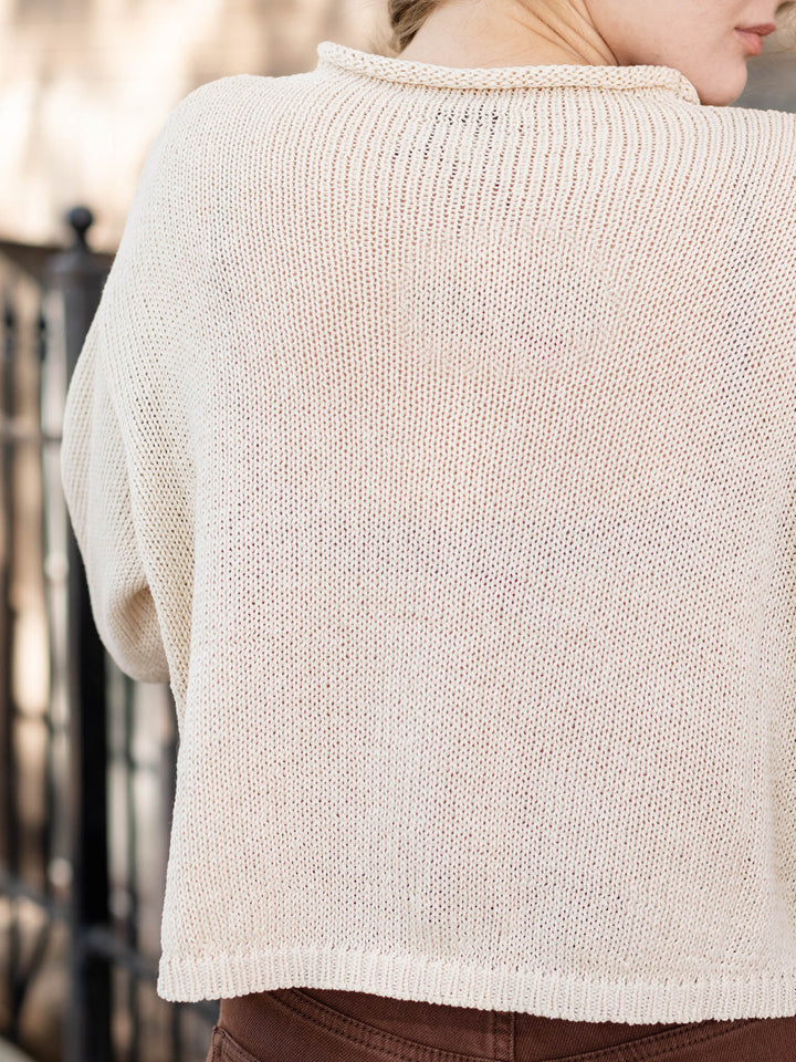 lightweight button up sweater cardi