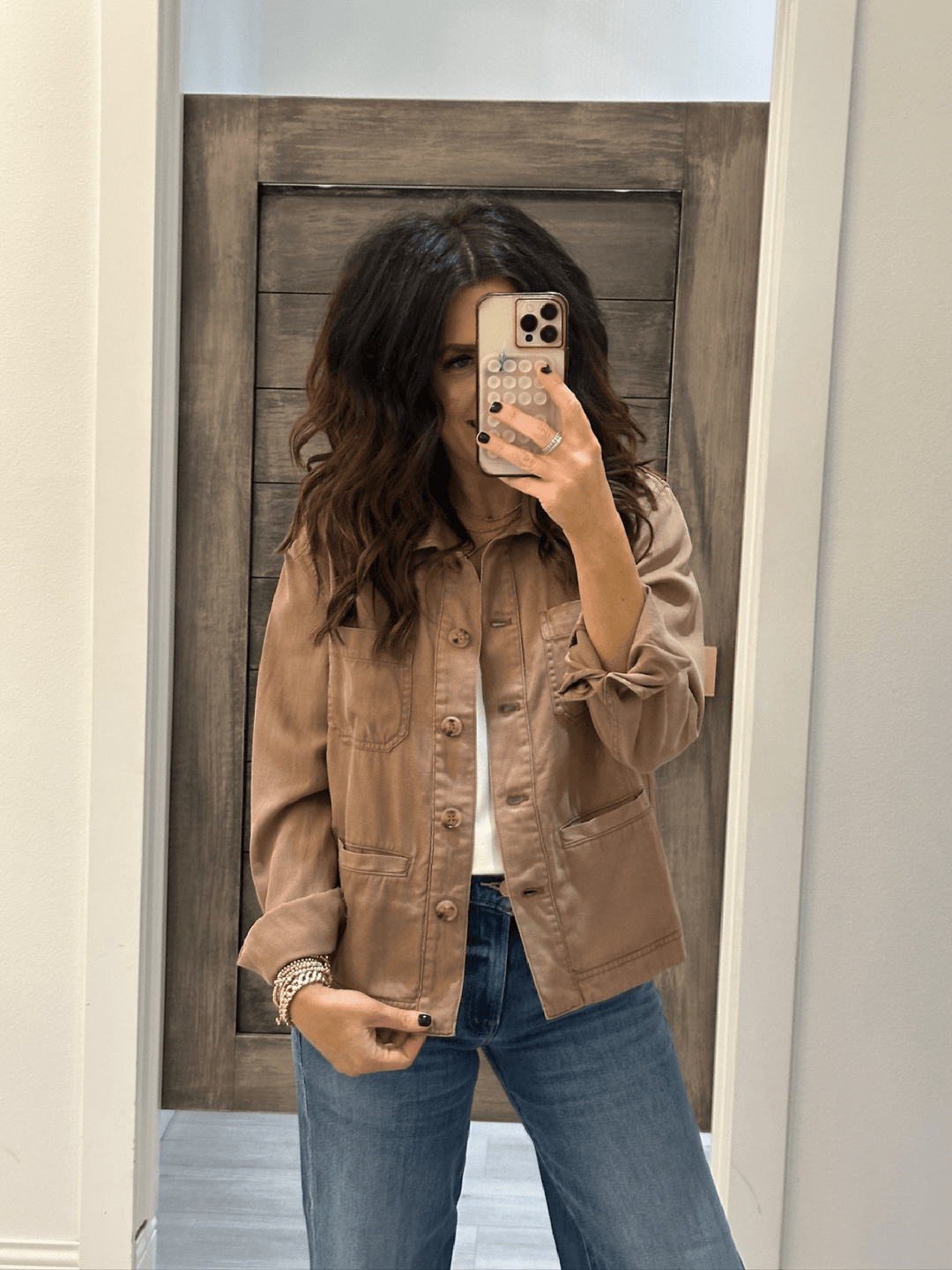 Linen Blend Safari Jacket