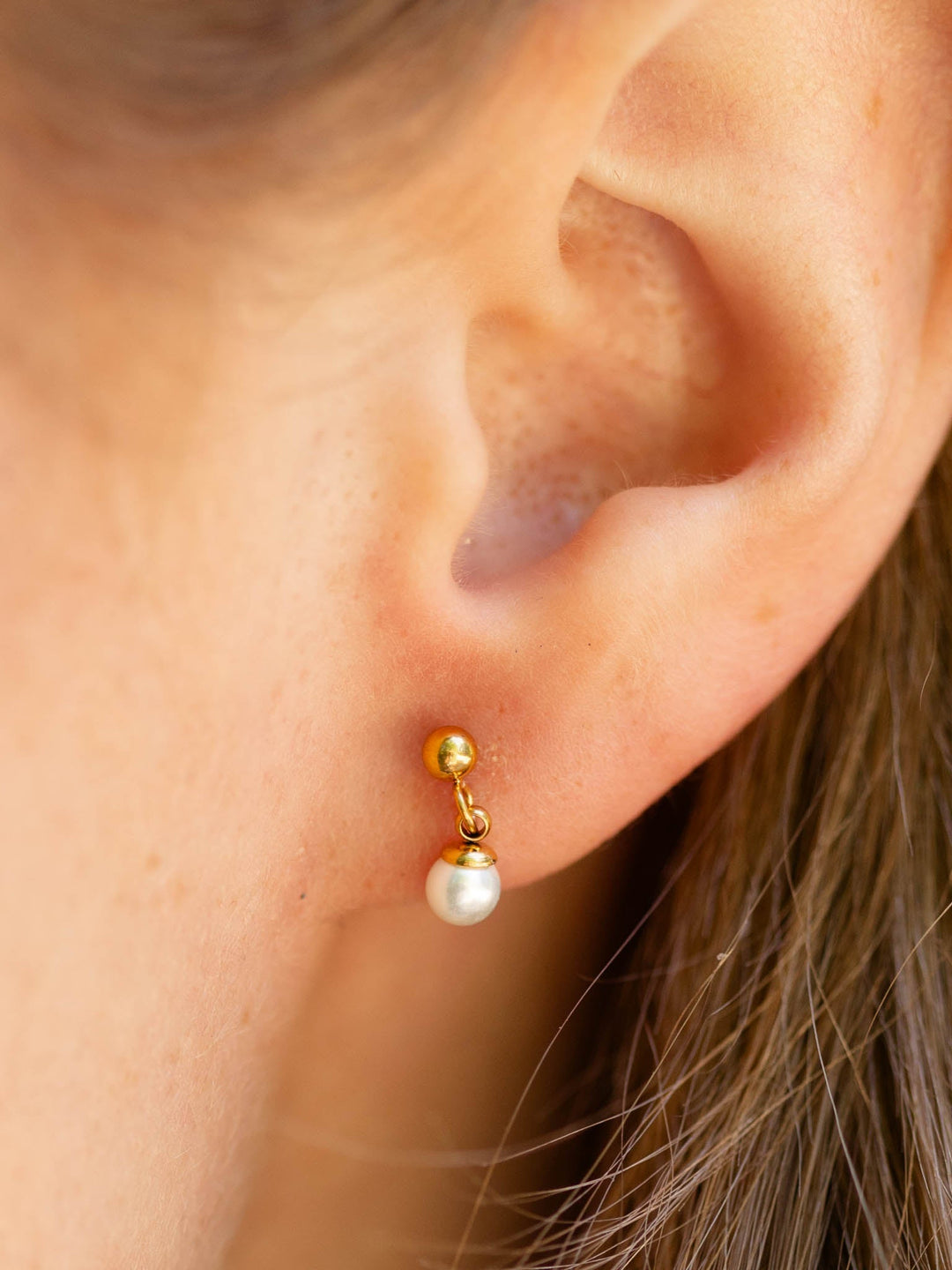 Linny Millie Pearl Screwback Stud