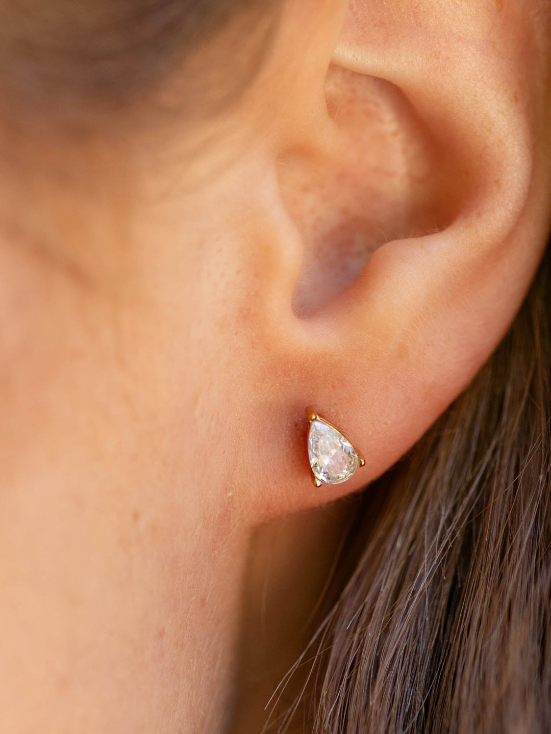 Linny Paige Pear Screwback Stud