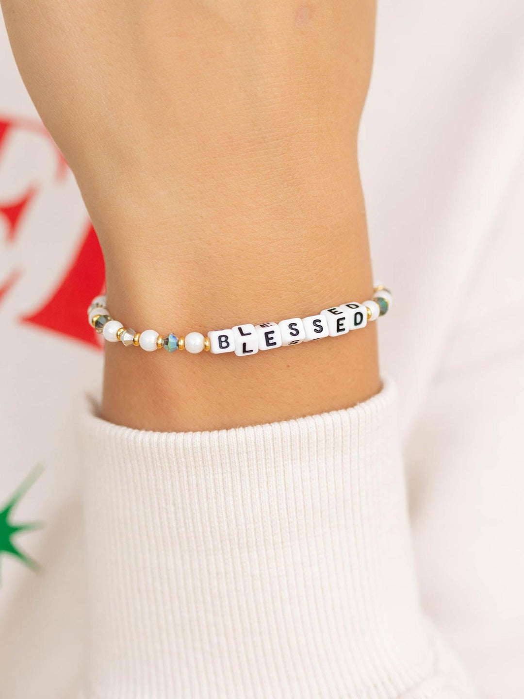 blessed stretchy bracelet