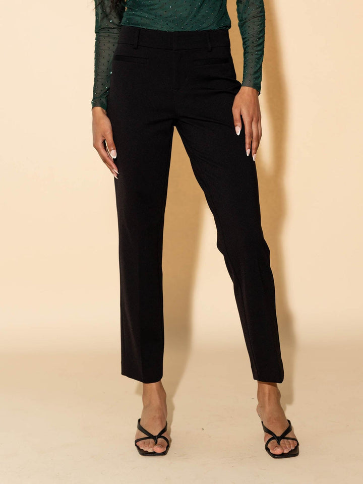 black trouser pants