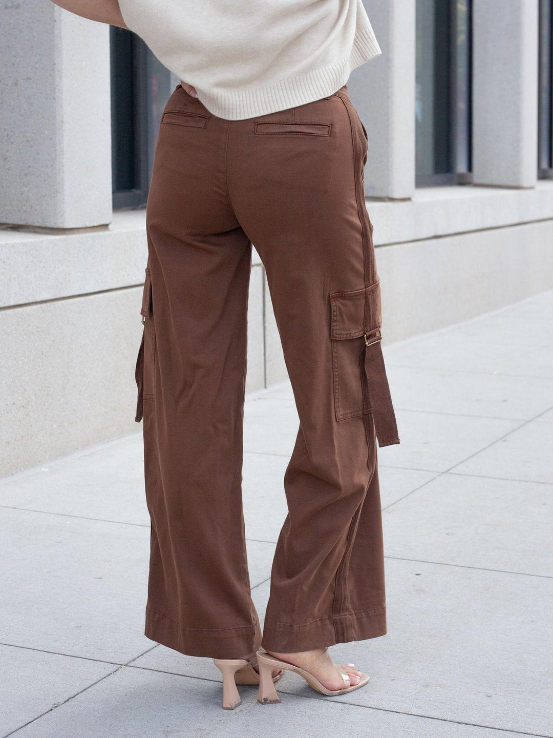Liverpool Mid Rise Cargo Wide Leg