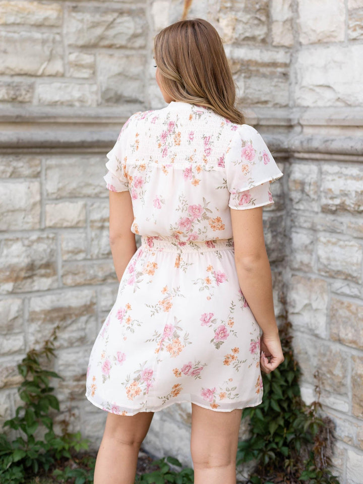 floral mini dress