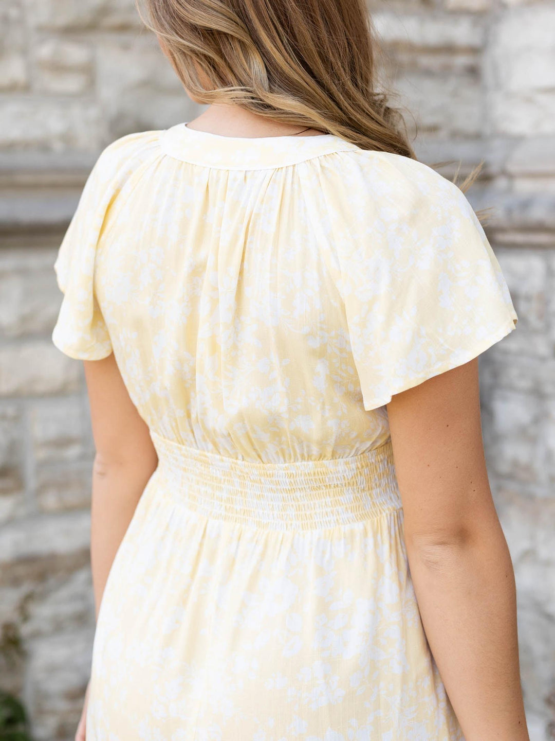 yellow mini dress