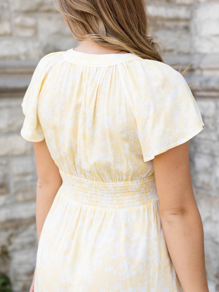 yellow mini dress
