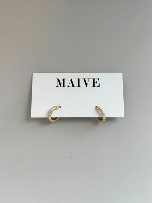 dainty gold hoop earrings