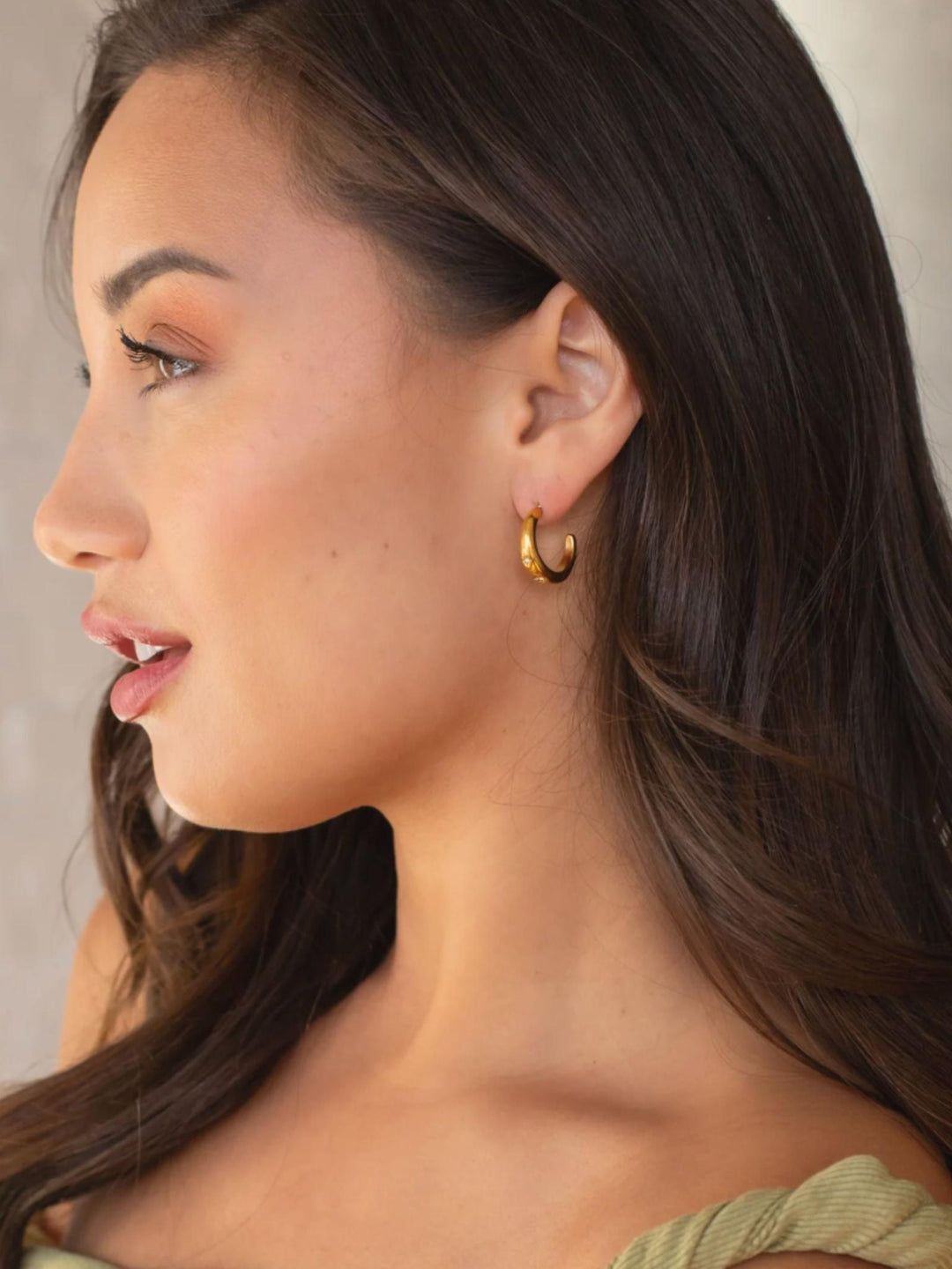 star hoop earrings