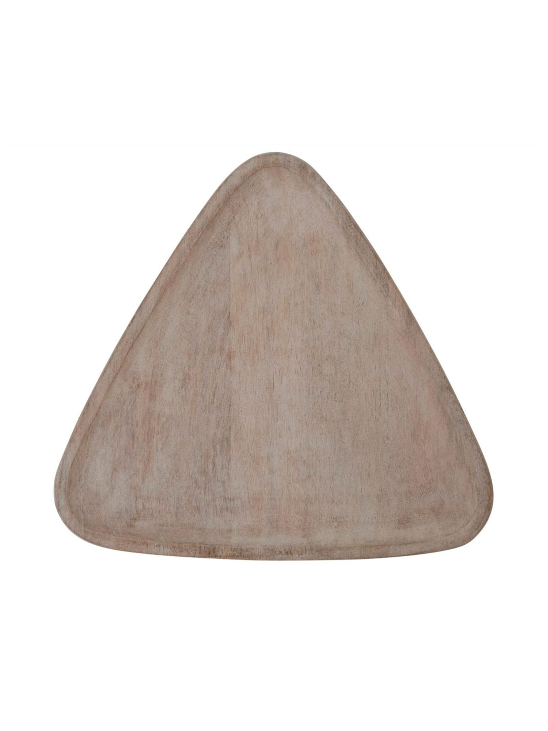 wood triangle serving board