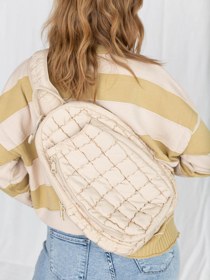 cream puffer pickle ball backpack