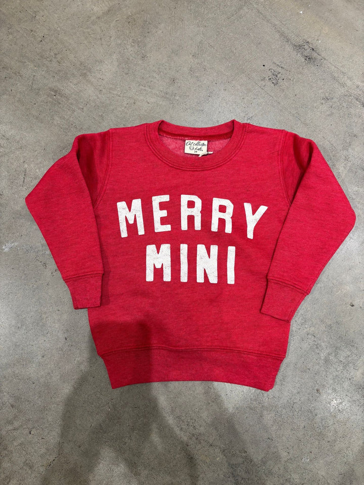 merry mini graphic sweatshirt