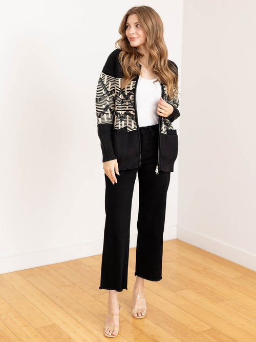 black frayed leg denim