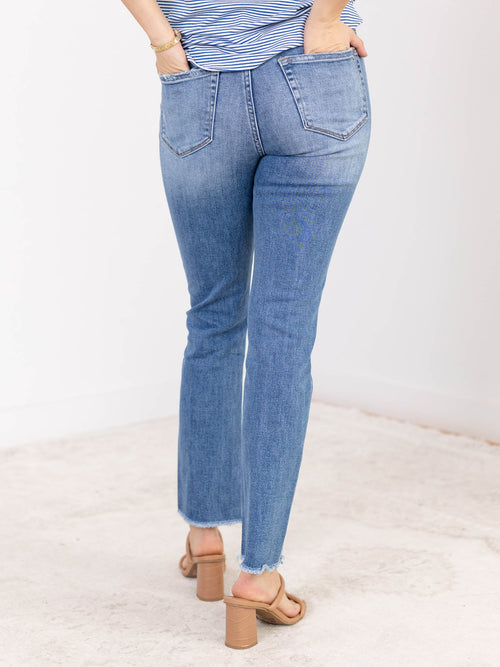 MICA Bleue Super High Rise StraightDenim jeans