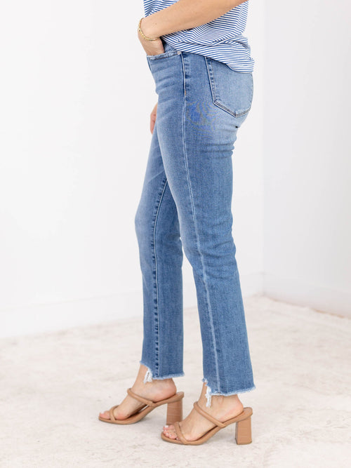 MICA Bleue Super High Rise StraightDenim jeans