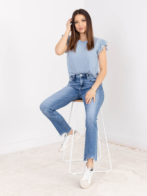 MICA Bleue Super High Rise StraightDenim jeans