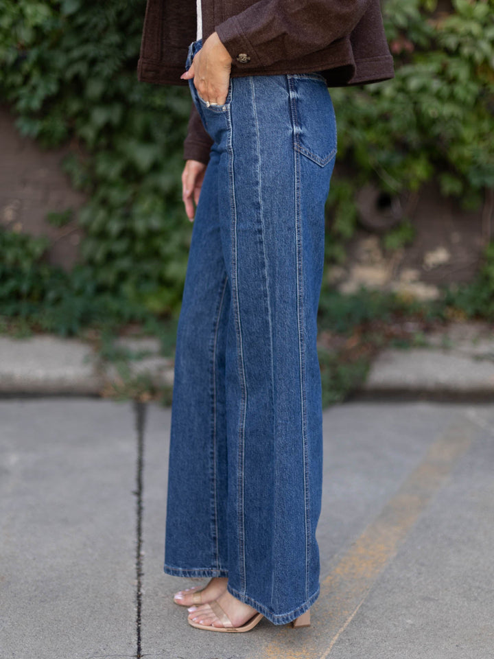 MICA Chathams Sea High Rise Wide Leg
