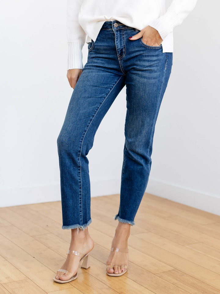 fringe skinny denim jeans