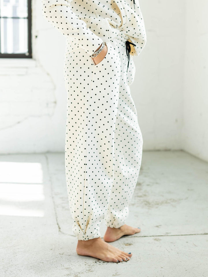 polka dot jogger
