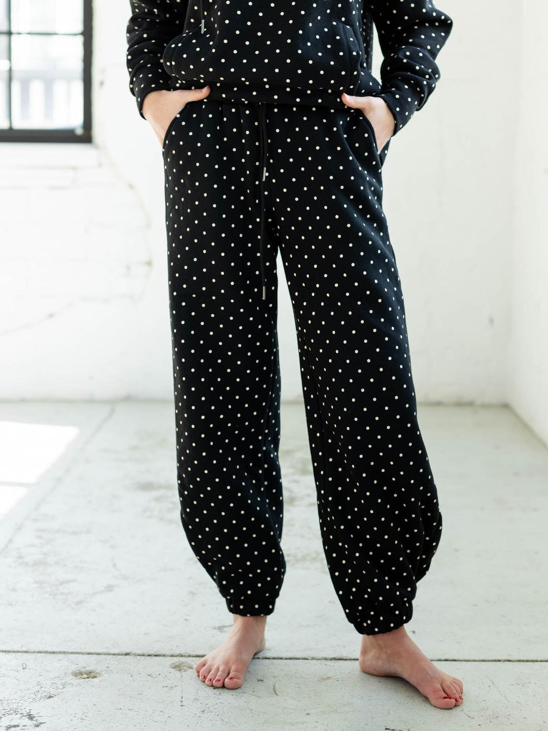 polka dot jogger