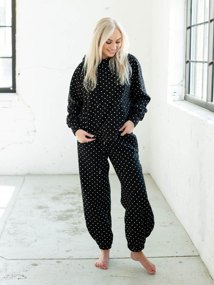 polka dot jogger