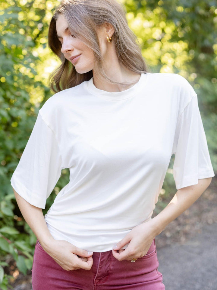 white shirt