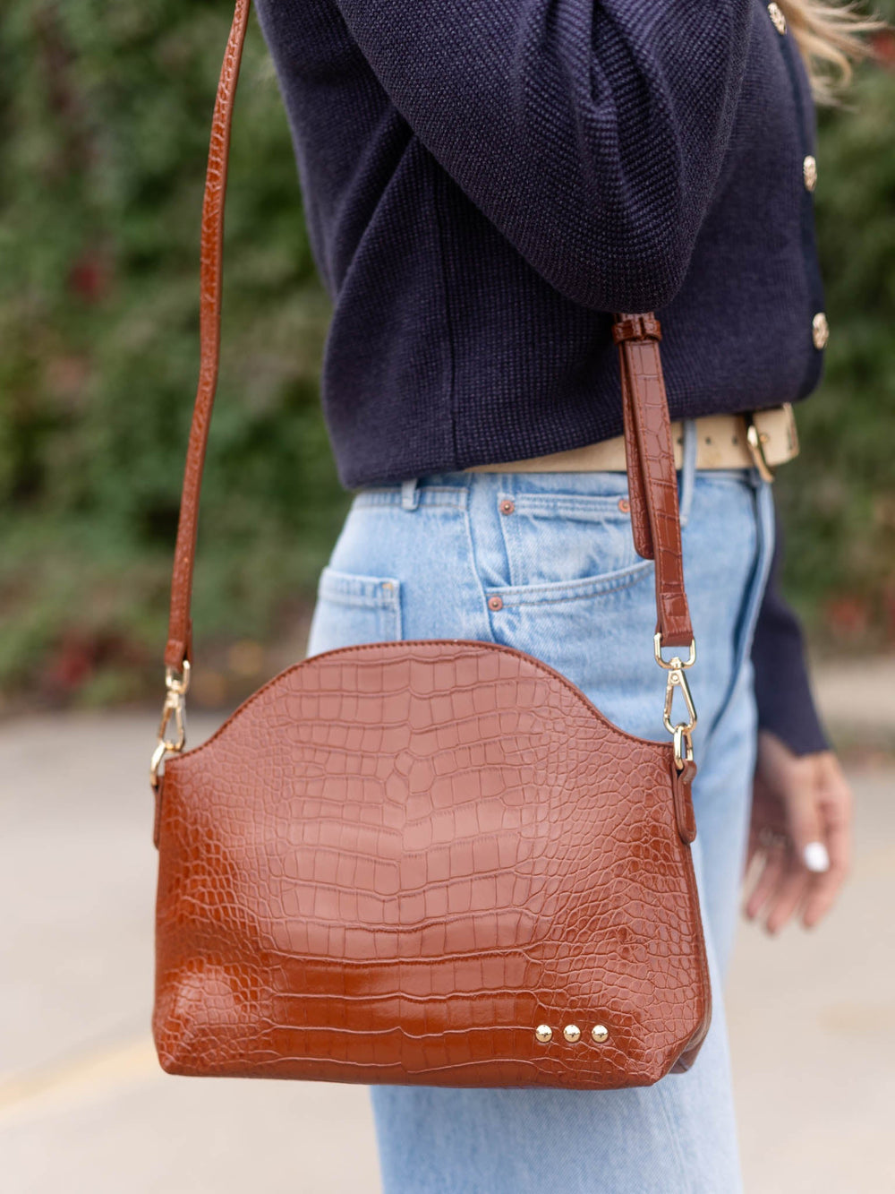 brown purse